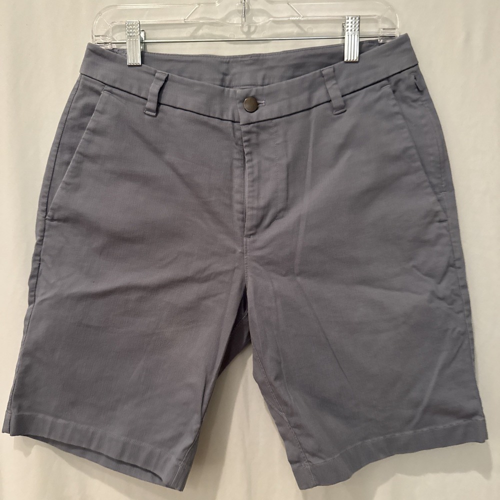 Lululemon Commission Short GRAY Khaki Classic 9" LM7AUES Mens Size 30